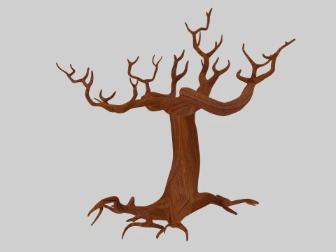 Leafless Trees 3D Model