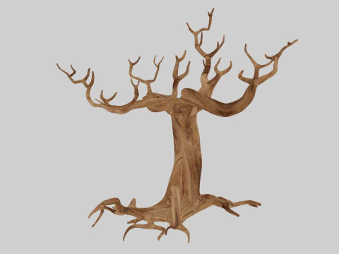 Leafless Trees 3D Model