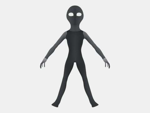 Space Alien Modelo 3D