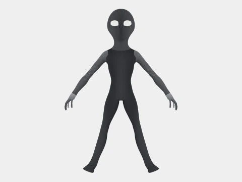 Uzay Uzaylısı 3D Model