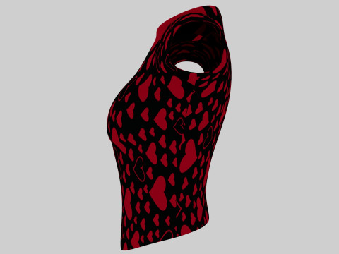 Womens Tunic Modello 3D