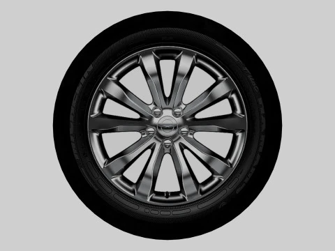 Vehicle Tires 3D Model