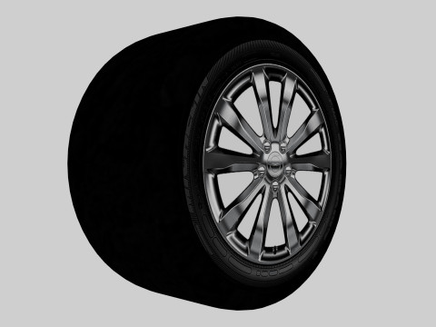 Vehicle Tires 3D Model