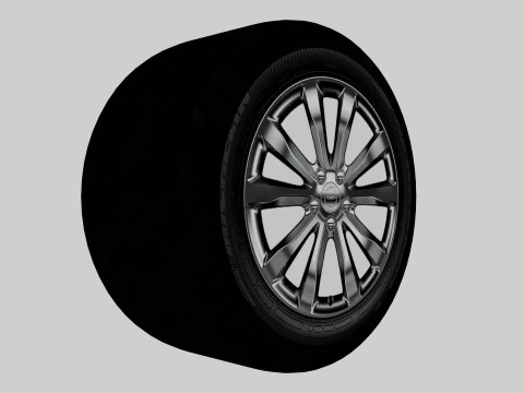 Vehicle Tires 3D Model