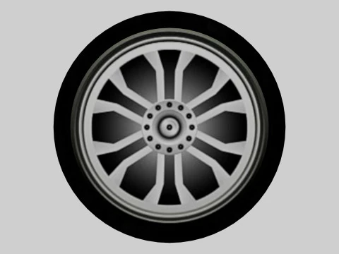 Vehicle Tires 3D Model