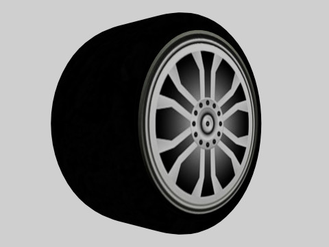 Vehicle Tires 3D Model