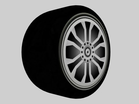 Vehicle Tires 3D Model