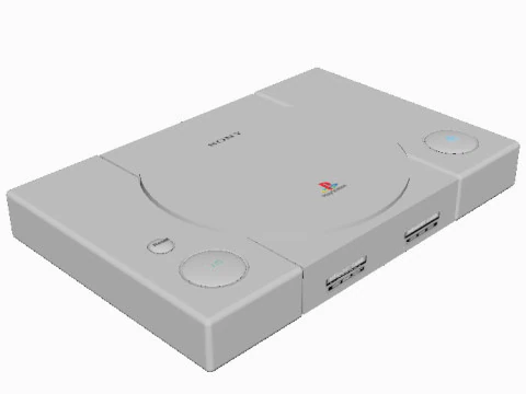 PlayStation 1 Console 3D Model