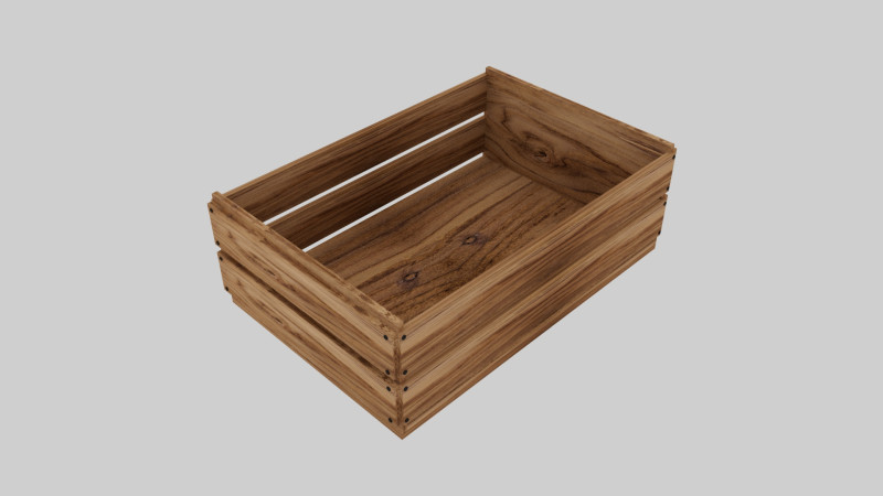 Fruit Box 3Dモデル .c4d .max .obj .3ds .fbx .stl .blend 