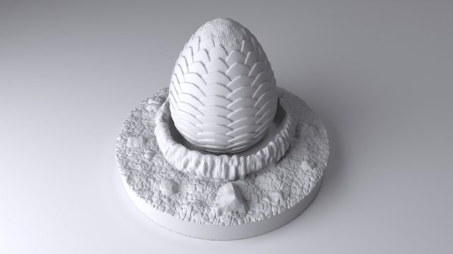 Creature Egg 3D प्रिंट मॉडल .c4d .max .obj .3ds .fbx .stl .blend 