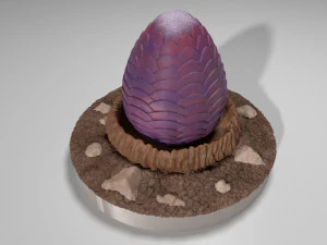 Creature Egg 3D Print Model