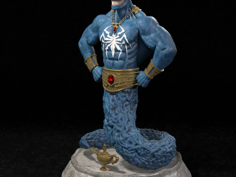 Genie the Venom 3D Print Model