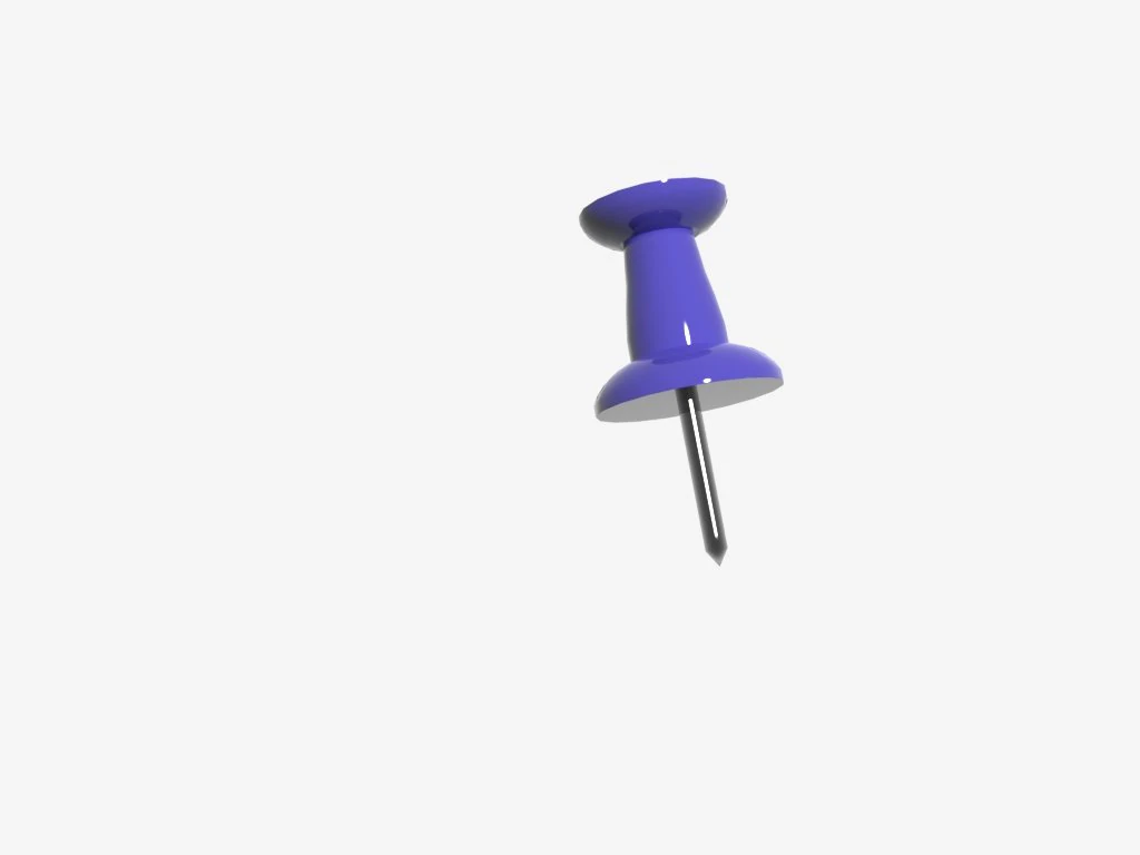 Tachuela tack 3D Model .c4d .max .obj .3ds .fbx .stl .blend 