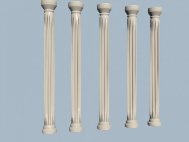 Marble column columna de marmol 3D-Modell .c4d .max .obj .3ds .fbx .stl .blend 