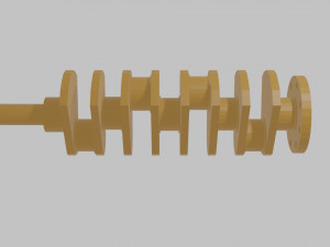 Crankshaft 3D मॉडल