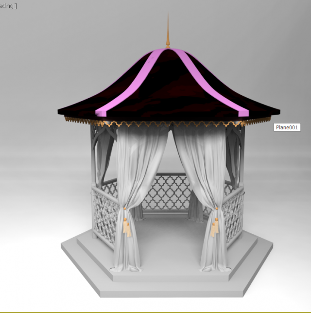 BESEDKA Modello 3D .c4d .max .obj .3ds .fbx .stl .blend