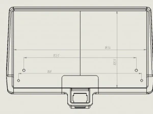 KIT DE CUADRO ANDROID 2DIN VOLVO S40-V50-C30-C70 Modelo de impresión 3D