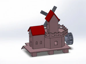 Windmill 3D Model