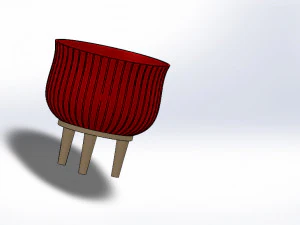 Vaso de flores Modelo 3D