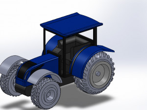 Newholland tractor 3D Model