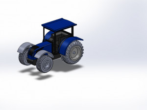 Newholland tractor 3D Model