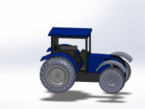 Newholland tractor 3D Model