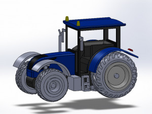 Newholland tractor 3D Model