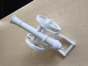 Military cannon 3D Model