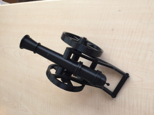 Military cannon 3D Model