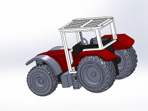 Tractor Modelo 3D