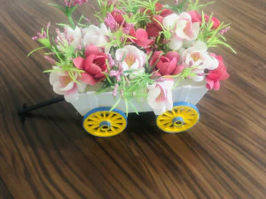 Carruagem de flores Modelo 3D