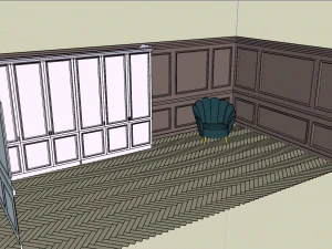 Decorative design elements furniture 3D Model