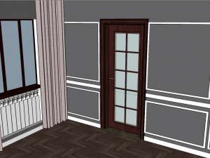 Living room design 3D 모델