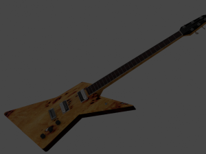 Guitara Modelo 3D