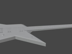 Guitara Modelo 3D