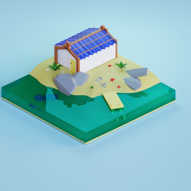 Nice house hope you like it Modelo 3D .c4d .max .obj .3ds .fbx .stl .blend 
