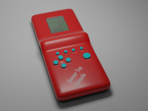 Retro Tetris Console Modèle 3D