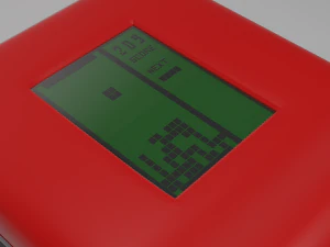 Retro Tetris Console 3D Model