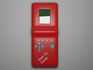 Retro Tetris Console Modèle 3D
