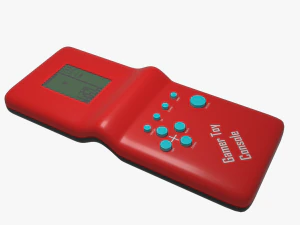 Retro Tetris Console 3D Model
