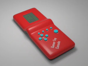 Retro Tetris Console 3D Model