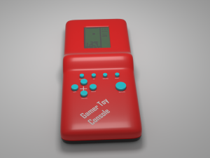 Retro Tetris Console Modèle 3D