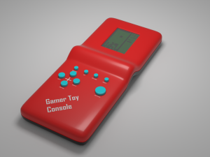 Retro Tetris Console Modèle 3D