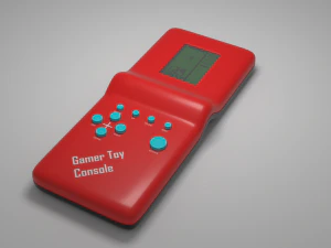 Retro Tetris Console 3D Model