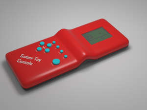 Retro Tetris Console Modèle 3D