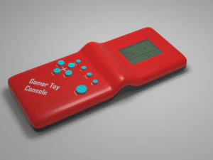 Retro Tetris Console 3D Model