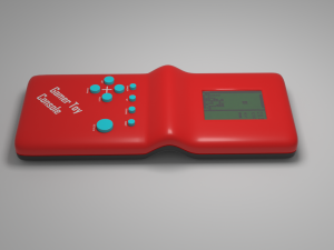 Retro Tetris Console Modèle 3D