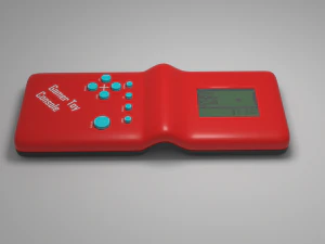 Retro Tetris Console 3D Model