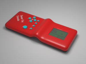 Retro Tetris Console Modèle 3D