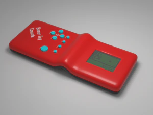 Retro Tetris Console 3D Model